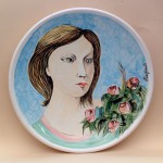 piatto in ceramica domenico purificato