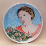 piatto in ceramica domenico purificato