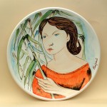 piatto in ceramica domenico purificato