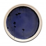 piatto in ceramica mario schifano