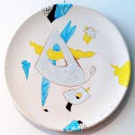 piatto in ceramica bruno signorini