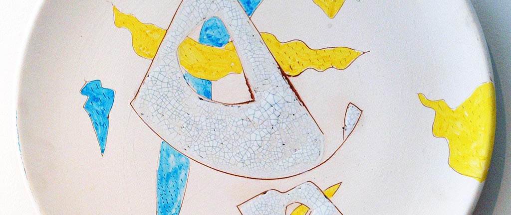 piatto in ceramica bruno signorini